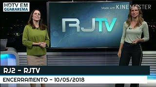 Encerramento do "RJ2" RJTV 2° Edição/Globo RJ (10/05/2018)