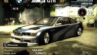 NFS Most Wanted (Extra Options Mod) - BMW M3 GTR with Junkman Parts + Ultimate Nitrous Build