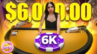 $6,000 DEPOSIT VS VIP BLACKJACK!