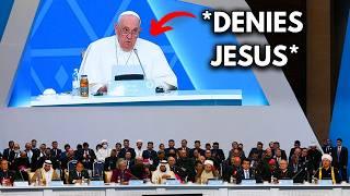 Pope Francis Declares One World Religion Then DENIES JESUS CHRIST