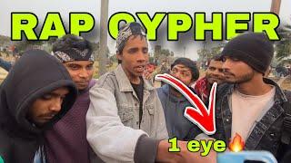 CRAZY FREESTYLE RAP CYPHER WITH 1 EYE  | DELHI HIP-HOP COMMUNITY