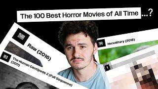 The Best Horror Movies of All Time...?