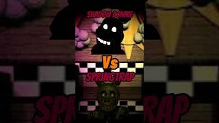 Shadow Bonnie Vs Springtrap in FnTd #roblox #fnaf #shorts #viral