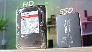 HDD vs. SSD em JOGOS  - Testes de Desempenho  2019