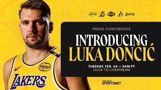 Luka Dončić Lakers Introductory Press Conference