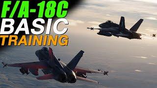 The Basics of The Hornet!  DCS F/A-18C 1 on 1 Training!