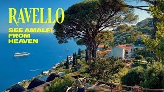 Above Amalfi Coast: Ravello, Italy / Walking Tour - 4K