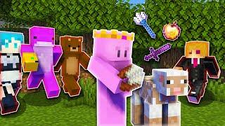 Minecraft Manhunt, But Shearing Sheep Gives OP Loot