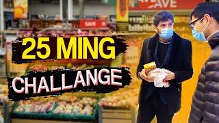 CHALLENGE SUPERMARKET 25 MING SO'MGA BIR KISHILIK TUSHLIK