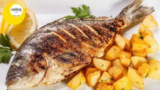 Cooking dorada fish baked in the oven