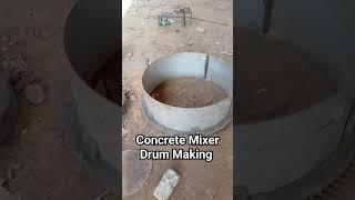 Concrete Mixer Machine Drum Making Process #mastermachinery #concretemixer #engineering