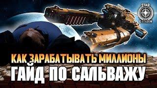 Star Citizen Гайд по сальважу. Как заработать 10млн за 2 часа.