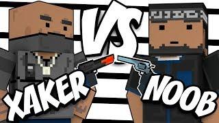 ХАКЕР ПРОТИВ НУБА В БЛОК СТРАЙК |  XAKER VS NOOB BLOCK STRIKE