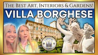 We Spent a Day at Dreamy VILLA BORGHESE & GALLERIA BORGHESE | Cinematic ROME Vlog 