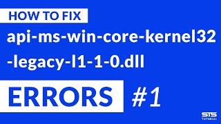 api-ms-win-core-kernel32-legacy-l1-1-0.dll Missing Error | Windows | 2020 | Fix #1