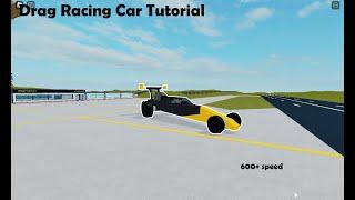 BASIC Drag Racing Car Tutorial (Plane Crazy) Roblox