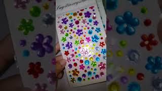 Check OutNew 3D Shiny Stone Stickers&Price Idea #craft #cute #shorts #short #reels #sticker #stone