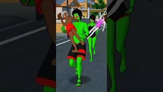 Papa saved him ghost police #sakuraschoolsimulator #sakura #games #animation #gameplay #ninjask