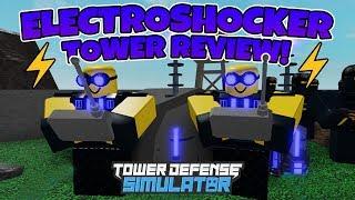 *NEW* ELECTROSHOCKER TOWER REVIEW!  | Tower Defense Simulator (ROBLOX)