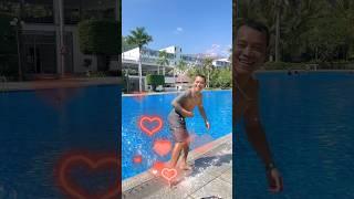 Sibling do trend TikTok at Swimming Pool ️‍️  #trending #tiktok