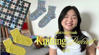 Knitting Podcast Ep. 14: Handspun socks, a new Frank(eun)stein sweater, so many acquisitions