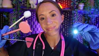 ASMR / Detailed Cranial Nerve Exam (eye exam, face exam, ear cleaning)