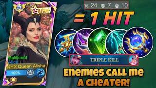 ONLY 1% KNOWS THIS ALICE BURST BUILD ON RANK GAME!! INTENSE COMEBACK GAMEPLAY!!?-MLBB