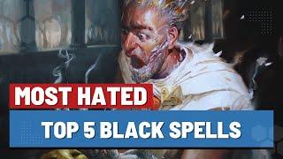 Top 5 Most Hated Black Spells in Magic: The Gathering History