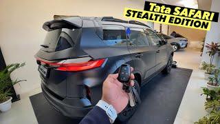 Tata Safari Stealth Edition - Matt Black Colour: Safari Automatic Top Model - On Road Price ?