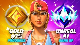 Gold To Unreal Chapter 6 Season 2 Speedrun (Fortnite Ranked)