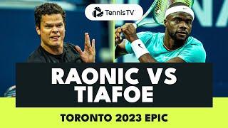 EPIC Milos Raonic vs Frances Tiafoe Match | Toronto 2023 Highlights