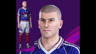 Zidane PES 2021 and PES 2020 [PS4] face