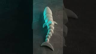 Двигающаяся акула на на 3d-принтере #shorts #shortsvideo #3dprinting #plastic #pla #shark