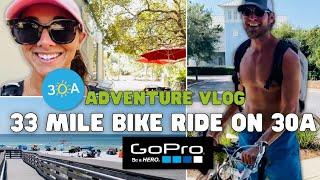 33 Miles on 30a | Bike Ride through Florida Prettiest Beach Towns