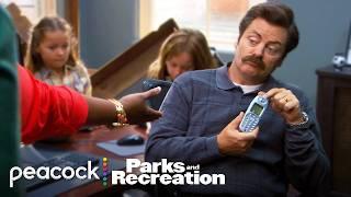 Ron Swanson despising technology for 9 minutes straight | Parks and Recreation