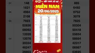 Xổ số Miền Nam hôm nay ngày 20 tháng 6 - XSMN #xsmn #xosomiennam #sxmn