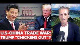THE ORANGE MENACE CHICKENS OUT