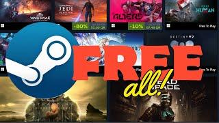 How To Get Steam Games for FREE (Literally All )