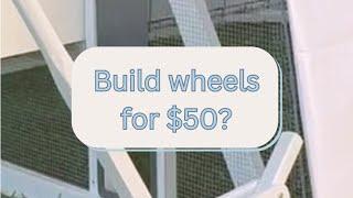 Chicken tractor wheel design - build a set for $50! #chickentractor #homesteadlife