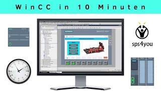 Visualisierung lernen in 10 Minuten - Anfänger Tutorial WinCC TIA Portal - Siemens HMI und SPS