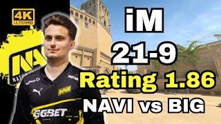 【4K】NAVI iM vs BIG (MIRAGE) | BLAST Premier Fall Groups 2024  #cs2 #pov