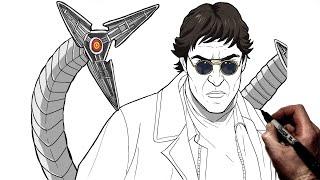 How To Draw Doc Ock | Step By Step | Spiderman No Way Home