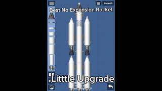 Best no Expansion Rocket in SFS #sfss #rockets #spaceflight #sfs #spacetrav #capcut #shareyourdrafts