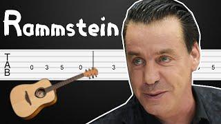 Ohne Dich - Rammstein Guitar Tabs, Guitar Tutorial, Guitar Lesson