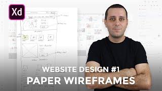 Website Design From Scratch / Adobe Xd Masterclass Part 1 / Design Brief And Paper Wireframes