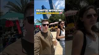 Is Batumi the BEST Place to Work Remotely in 2025?  (Batumi Beach Life) #batumi #remotework