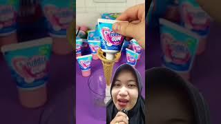 ESKRIM BIBBLE GUM #icecream #stawberry #candy #toys #strewberry #food #bubbleberry