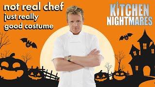 gordon ramsay dresses as a chef for halloween | Kitchen Nightmares | Gordon Ramsay