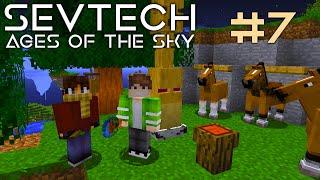 SevTech: Ages of the Sky #7 Первая ЭПОХА! Ритуалы Тотемик! Выживание в Майнкрафт с модами!