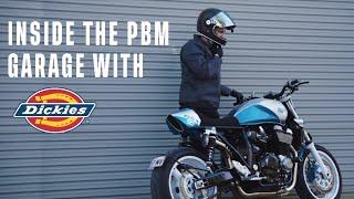 Inside Our Custom Motorcycle Garage With @Dickies  | Purpose Built Moto